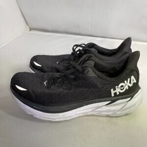 Hoka One One Clifton 8 Women's Size 8.5 B US 1119394 BWHT Black Athletic Shoes